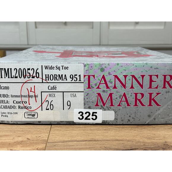 Tanner Mark Men's Cowboy Boots Brown Bronze Teal Leather Size 9 NIB Western - Picture 12 of 15